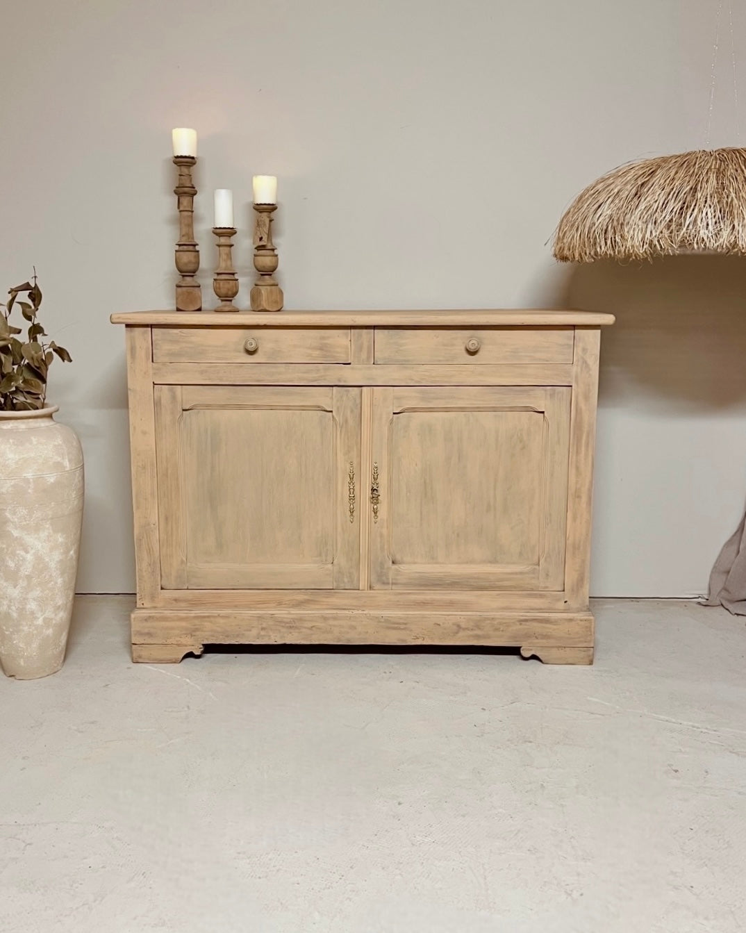 Buffet parisien en bois massif