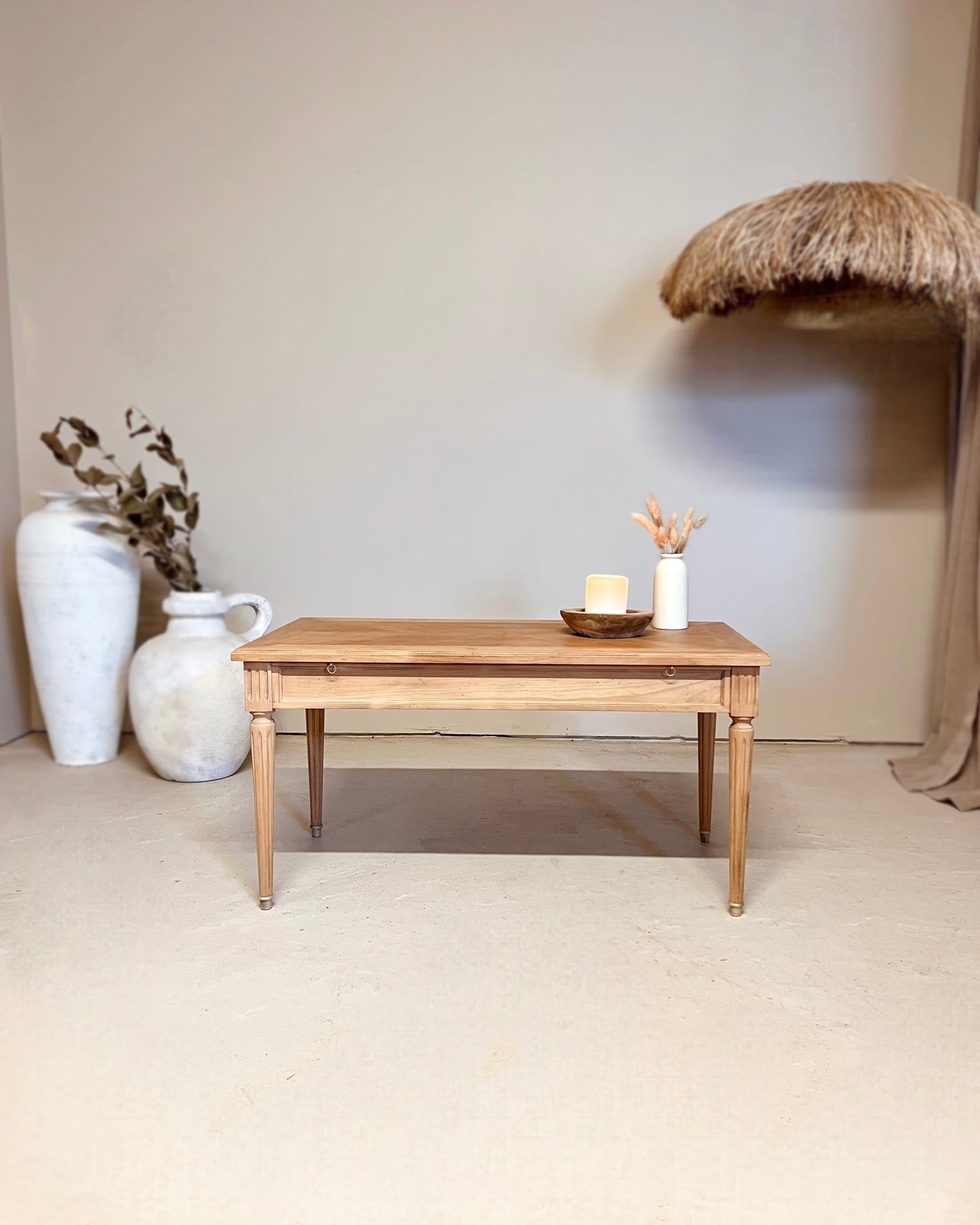 Table basse avec double tiroir