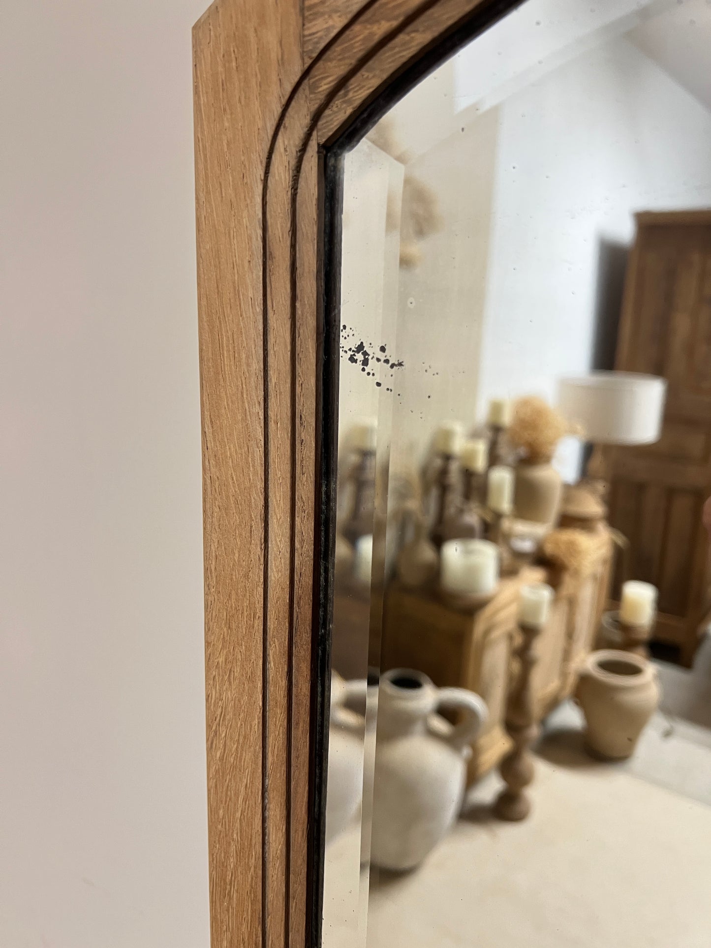 Coiffeuse art déco en chêne massif