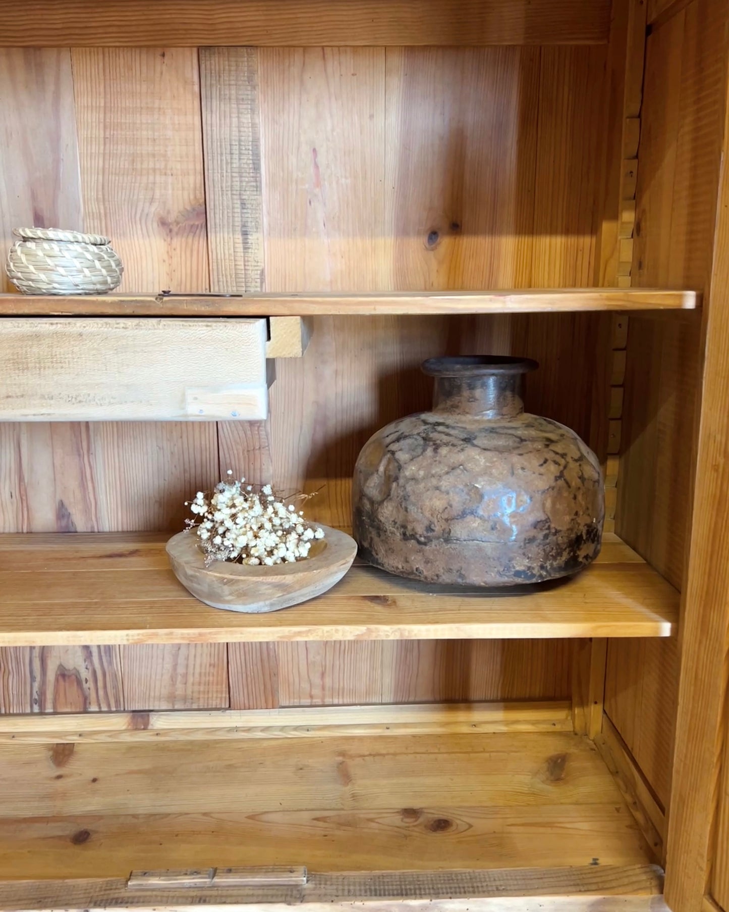 Buffet parisien en bois massif