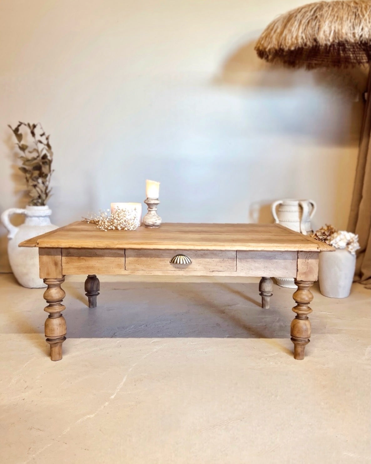 Table basse de ferme